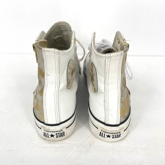 Converse Chuck Taylor All Star Lift Platform High Top Sidezip Sneakers Women's 8 - Picture 3 of 8